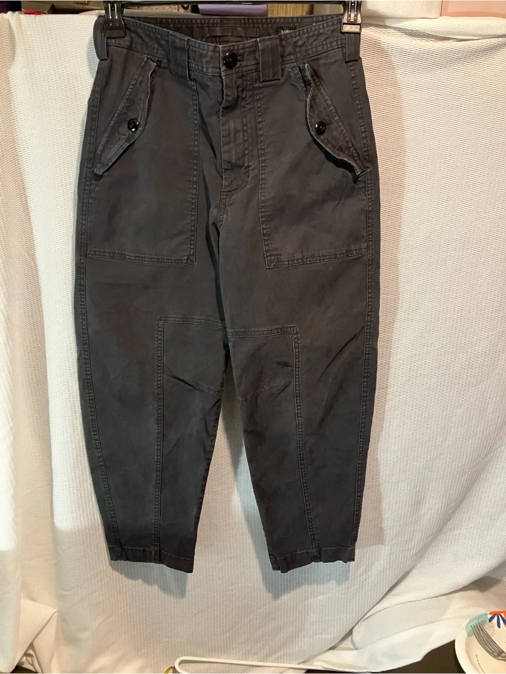 Banana Republic Black Cargo Utility Pants